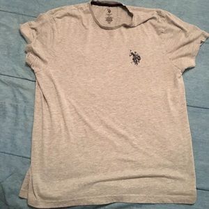 GREY Polo T-Shirt Size L